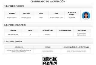 Pasos para obtener el certificado de vacunación contra el covid-19