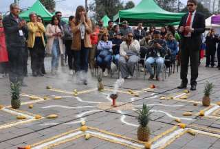 La plazoleta del Ministerio de Agricultura agrupó a las festividades del Inti Raymi.