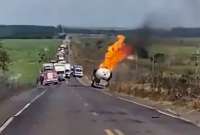Seis personas resultaron afectadas tras la explosión de un camión que transportaba combustible en Pará, Brasil.