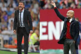 Choque de planteamientos entre Pep Guardiola y Diego Simeone