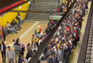  Esto ocurrió en el Metro la mañana de hoy.