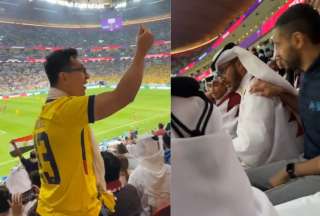 &quot;Riña&quot; entre hinchas de Ecuador y Qatar