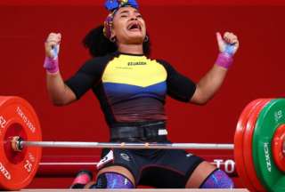 Neisi Dajomes ganó una medalla de oro en los Juegos Olímpicos de Tokio 2021. 